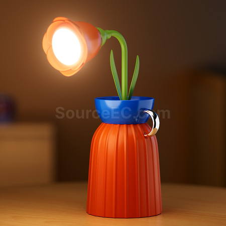 禮品訂造花朵檯燈擺件紀念品