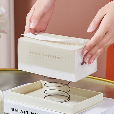 禮品訂造輕奢皮革家用客廳餐廳紙巾盒紀念品