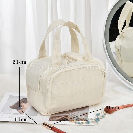 禮品訂造雲朵純色化妝收納包紀念品