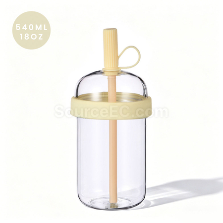 禮品訂造Tritan吸管杯奶茶杯紀念品