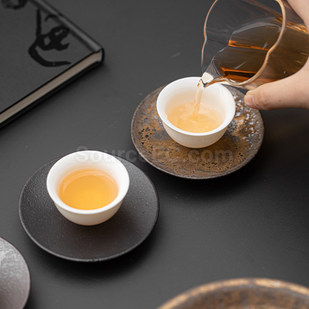 禮品訂造中式復古陶瓷小碟子紀念品