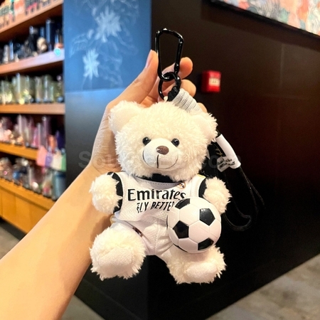 禮品訂造足球小熊掛件鑰匙圈紀念品