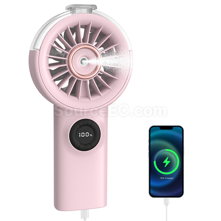 禮品訂造手持充電噴霧風扇紀念品