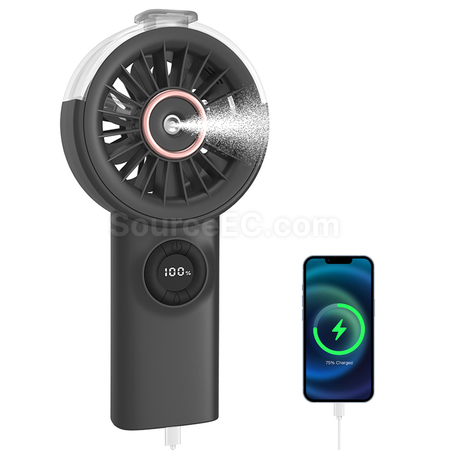 禮品訂造手持充電噴霧風扇紀念品