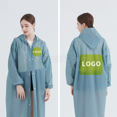 禮品訂造附帽簷EVA雨衣紀念品