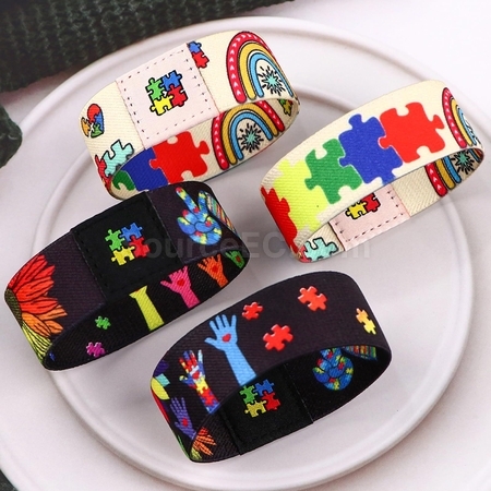 禮品訂造彈力編織手環紀念品