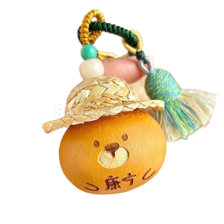 禮品訂造天然葫蘆掛件鑰匙圈紀念品