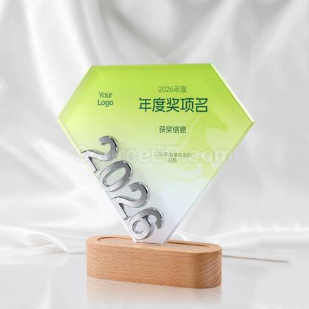 禮品訂造2026水晶獎座紀念品