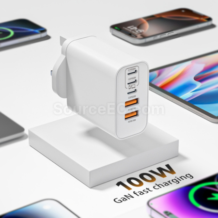 禮品訂造100WPD氮化鎵多口充電器紀念品