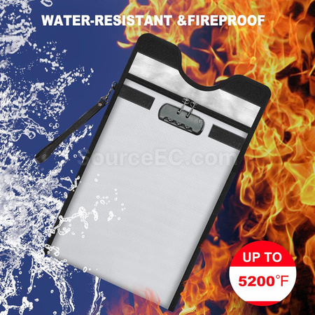 禮品訂造帶鎖防火防水文件袋紀念品