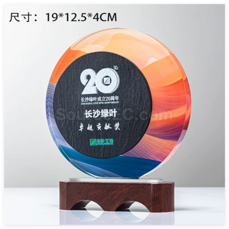 禮品訂造水晶大理石獎座紀念品