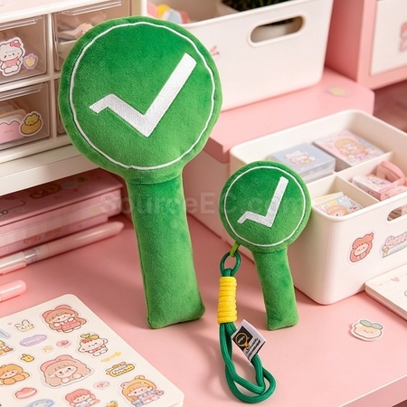 禮品訂造對錯指示牌毛絨公仔掛件紀念品