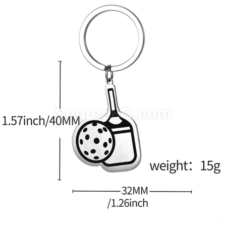 禮品訂造匹克球鑰匙扣紀念品