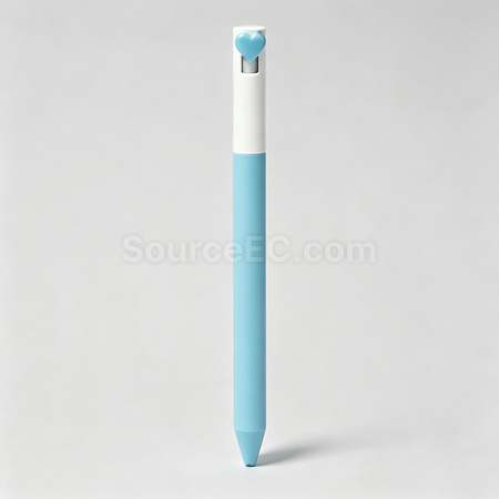 禮品訂造低重心愛心中性筆紀念品