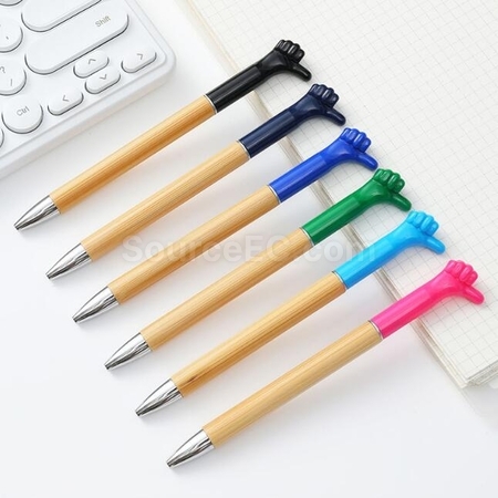 禮品訂造點贊環保竹木筆紀念品