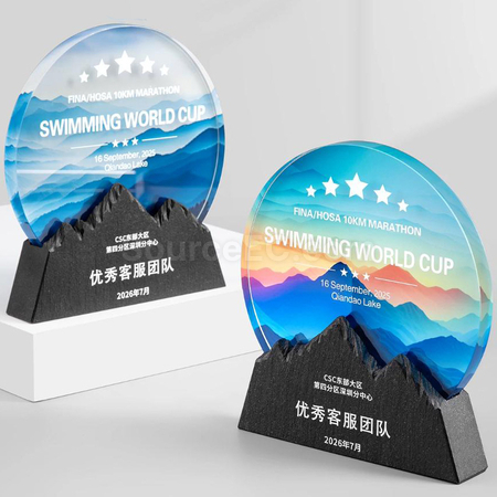 禮品訂造水晶獎座紀念品
