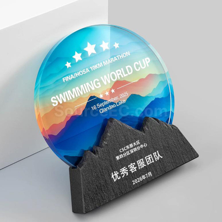 禮品訂造水晶獎座紀念品