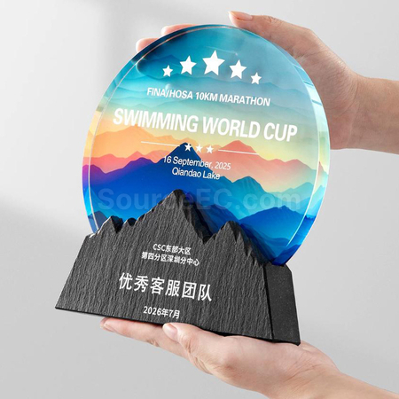 禮品訂造水晶獎座紀念品