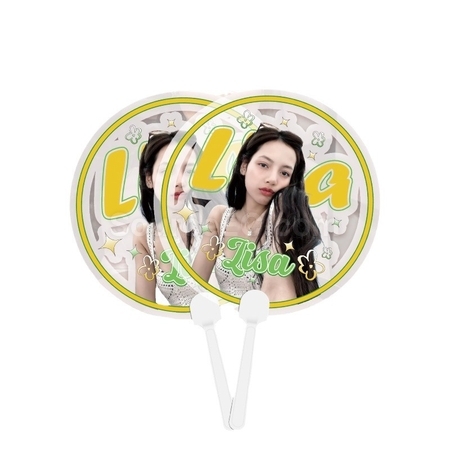 禮品訂造透明廣告扇定制紀念品