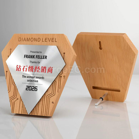 禮品訂造木獎座紀念品