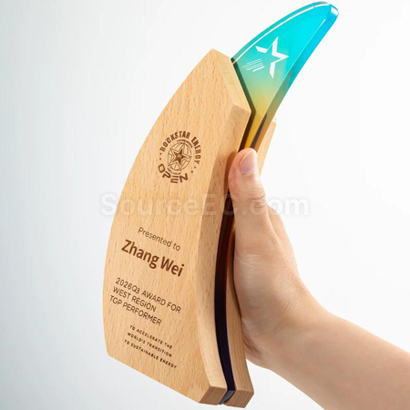 禮品訂造木獎座紀念品