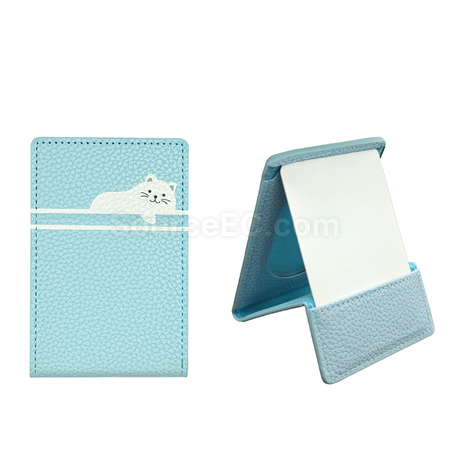 禮品訂造鏡子磁吸卡包支架紀念品