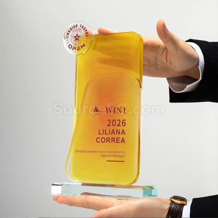 禮品訂造水晶獎座紀念品
