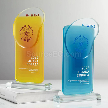 禮品訂造水晶獎座紀念品