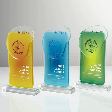 禮品訂造水晶獎座紀念品