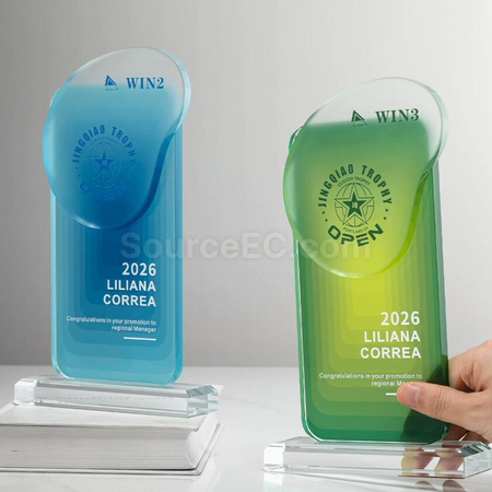 禮品訂造水晶獎座紀念品