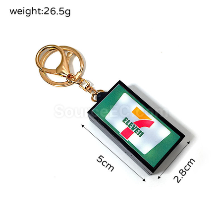 禮品訂造迷你招牌燈鑰匙圈紀念品
