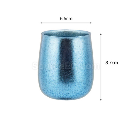 禮品訂造純鈦冰花鵝蛋杯紀念品