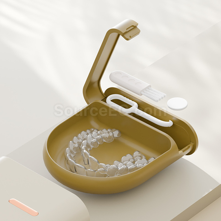 禮品訂造假牙套收納盒（帶牙線收納倉）紀念品