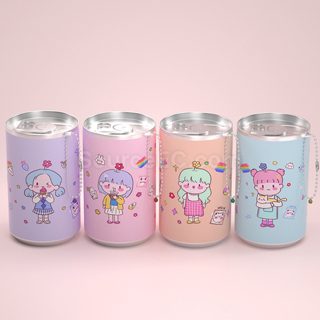 禮品訂造卡通小桶濕巾紀念品