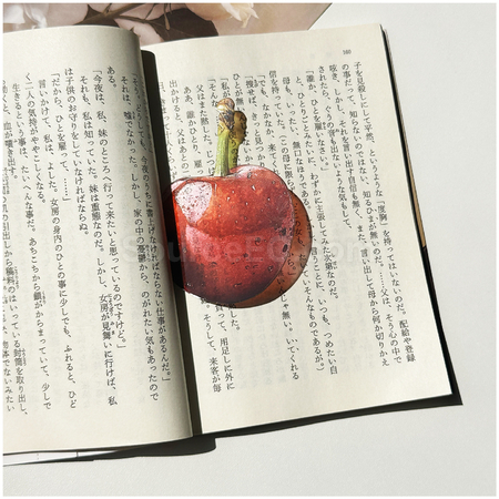 禮品訂造半透亞克力水果書籤紀念品