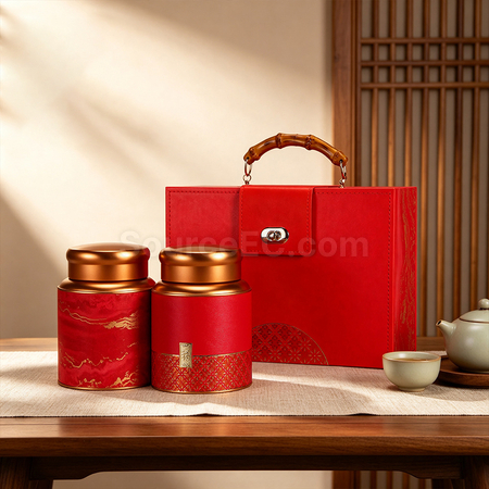禮品訂造平安納福茶葉禮盒紀念品