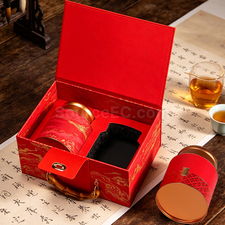 禮品訂造平安納福茶葉禮盒紀念品