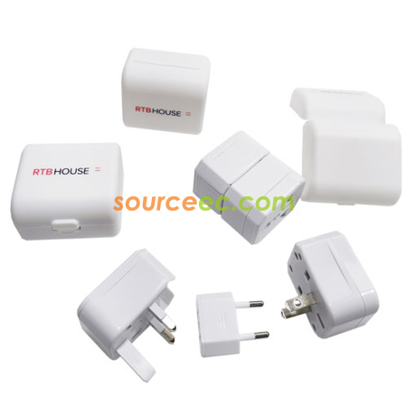 黑色旅行用轉換插蘇套裝,訂造,禮品,企業贈品