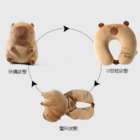 卡皮巴拉可變形兩用u型枕