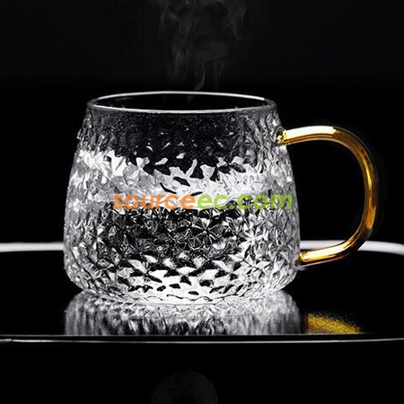 禮品訂造雪點錘紋泡茶杯紀念品